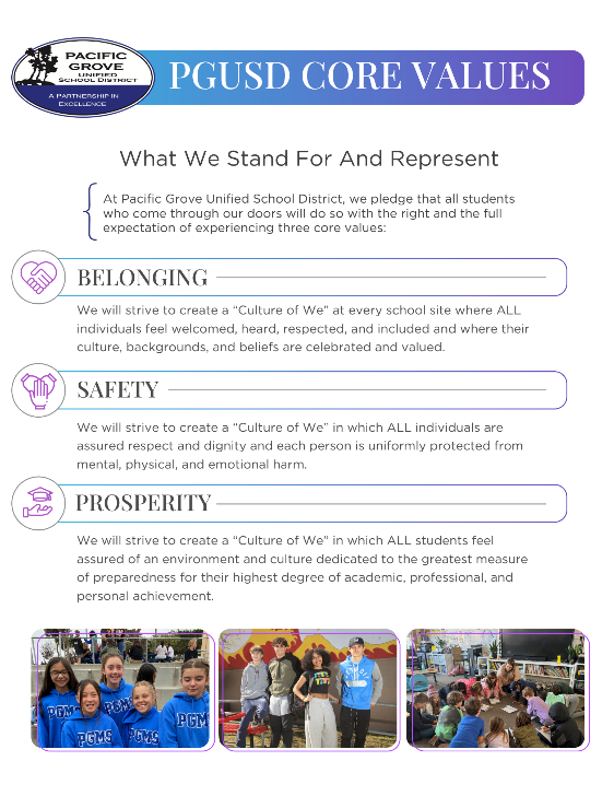 Core Values Flyer