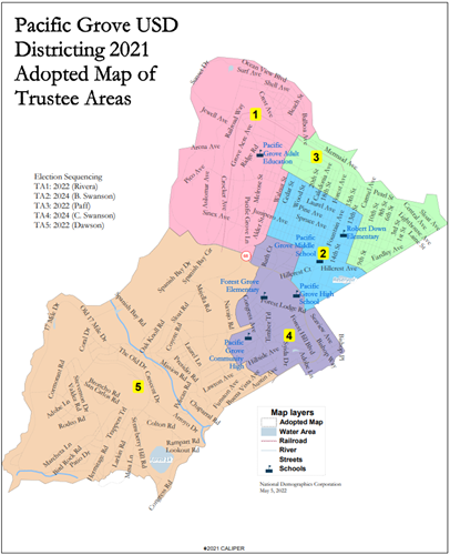 Districting Teal Map